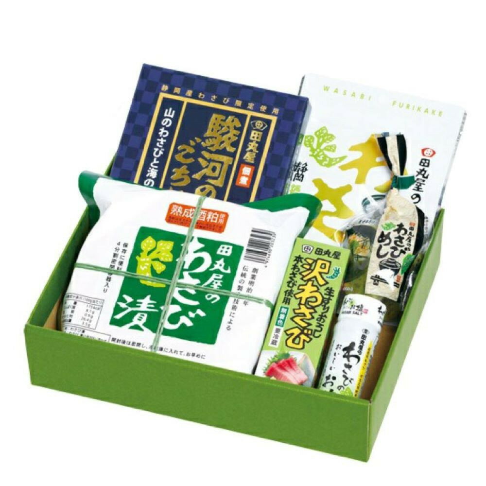 【ふるさと納税】田丸屋 詰め合わせ わさび満彩セット【配達不可：一部離島】 | わさび ワサビ わさび漬 漬物 ふりかけ 塩 駿河 静岡市 ギフト おかず 佃煮 チューブわさび 酒のあて おつまみ 人気 おすすめ 送料無料