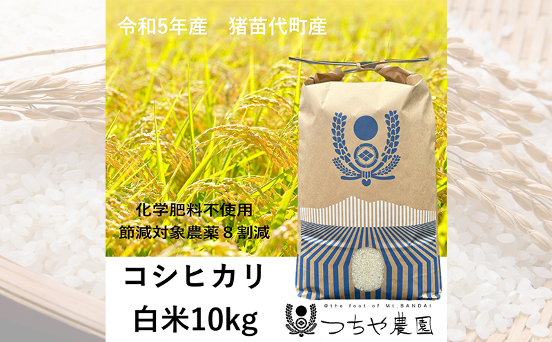 
【令和5年産】猪苗代町産 特別栽培米コシヒカリ 10kg（精米） [№5771-1272]
