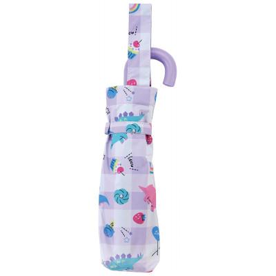 ふるさと納税 奈良市 子供用 晴雨兼用 折りたたみ傘 50cm ハッピー&スマイルレインボー UBOTSR1 636080 |  | 01