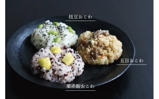 日下食品【もちやの冷凍便】特製ずんだ餅とおこわおにぎり３つの味セット【09153】