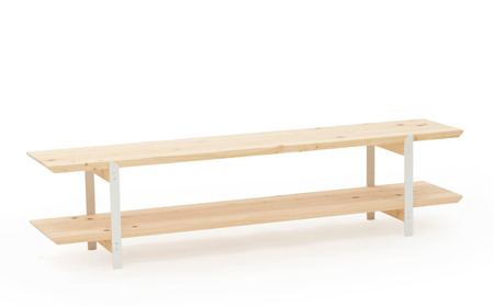 kinari TV bord(キナリ TVボード) White【幅150cm×奥行31cm】 M-mq-A04A