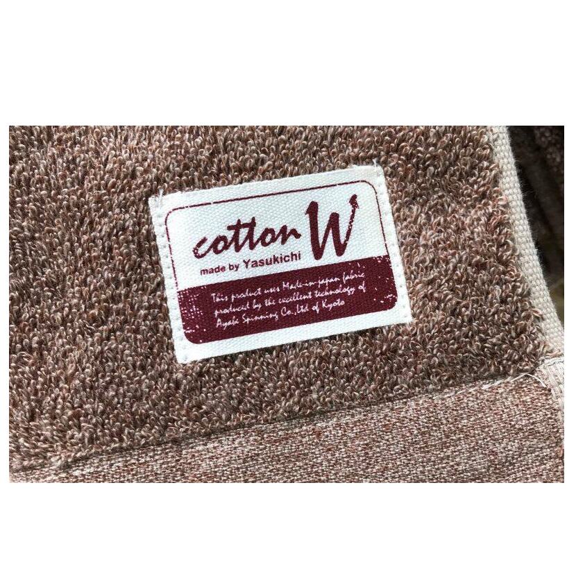 コットンＷ フェイスタオル 6枚（ブラウン）【泉州こだわりタオル】【泉州タオル 国産 吸水 普段使い 無地 シンプル 日用品 家族 ファミリー】 G1548_イメージ3