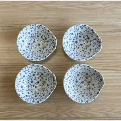 ふるさと納税 瑞浪市 【美濃焼/みずなみ焼】鍋用取り鉢 とんすい(花唐草)4個セット |  | 01