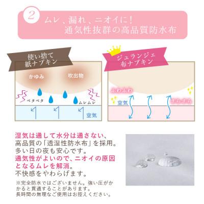ふるさと納税 岡山市 生理用一体型布ナプキン  Mサイズ 5枚セット(透湿防水布入)ふつう〜多い日昼用 柄おまかせ |  | 02