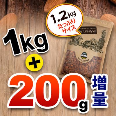 ふるさと納税 安中市 USエクストラ使用　プレミアム煎りたてアーモンド　1.2kg / ナッツ 無添加 ドライロースト |  | 02