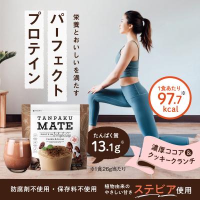 ふるさと納税 名古屋市 プロテイン タンパクメイト　ココア&クッキークランチ 2袋 |  | 01