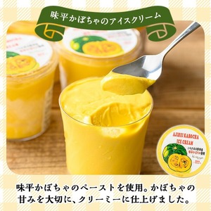 味平かぼちゃのアイスクリーム （130g×6個）アイス アイスクリーム かぼちゃ 味平かぼちゃ 冷菓 鹿児島県 いちき串木野 特産品【A-1812H】