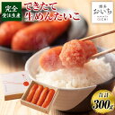 【ふるさと納税】【完全受注生産】できたて 生めんたいこ 博多おいち 約150g×2 計約300g 生明太子 明太子 めんたいこ ご飯のお供 おつまみ 酒の肴 魚介類 魚卵 鮮度 新鮮 食品 お取り寄せ グルメ 冷蔵 直送 博多 九州 福岡県 香春町 送料無料