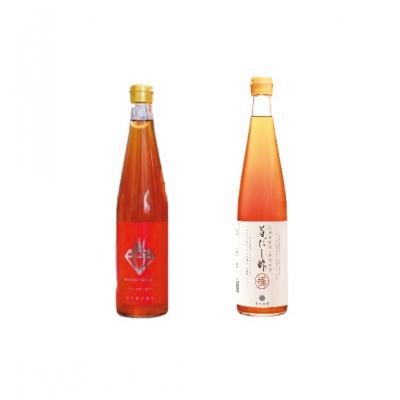 ふるさと納税 霧島市 旨だし酢 ミガキイチゴ・ビネガーセット(計2本)【重久盛一酢醸造場】 K-114