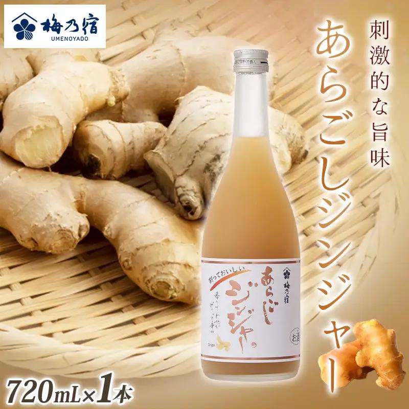 リキュール あらごしジンジャーリキュール ７２０ｍｌ 梅乃宿【umyd016A】