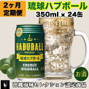 【ふるさと納税】【2ヶ月定期便】琉球ハブボール350ml×24缶 | 1ケース×2か月連続 ハイボール お酒 アルコール シークヮーサー果汁 13種類のハーブ 缶 家飲み 宅飲み まとめ買い 詰め合わせ プレゼント 返礼品 ご当地 お取り寄せ 沖縄県 沖縄 南城市