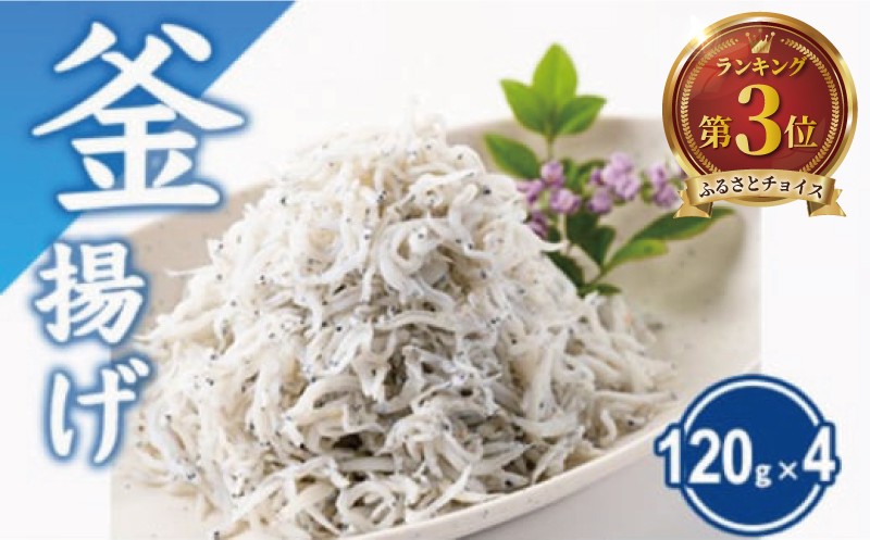 
            釜揚げしらす しらす 計480g 120g × 4 パック シラス 魚 釜揚げ 湘南しらす しらすごはん shirasu sirasu 冷凍しらす 人気シラス じゃこ ちりめん しらす干し イワシ 小分け 便利 手軽 海鮮 新鮮 魚介 魚貝 小魚 冷凍 セット 贈答 江の島 江ノ島 10000円 とびっちょ 神奈川 湘南 藤沢
          