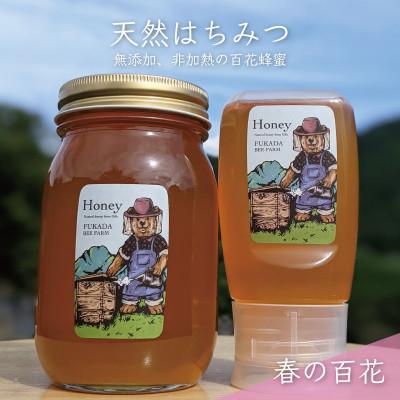 ふるさと納税 美濃市 合計900g 深田養蜂の天然蜂蜜 国産蜂蜜 非加熱 生蜂蜜 岐阜県 美濃市産 春 A15