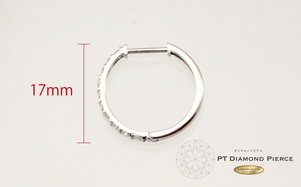 ダイヤモンドピアス PT CS685　ピアス ダイヤモンド ジュエリー ダイヤ プラチナ 品質保証書付き 山梨 富士吉田