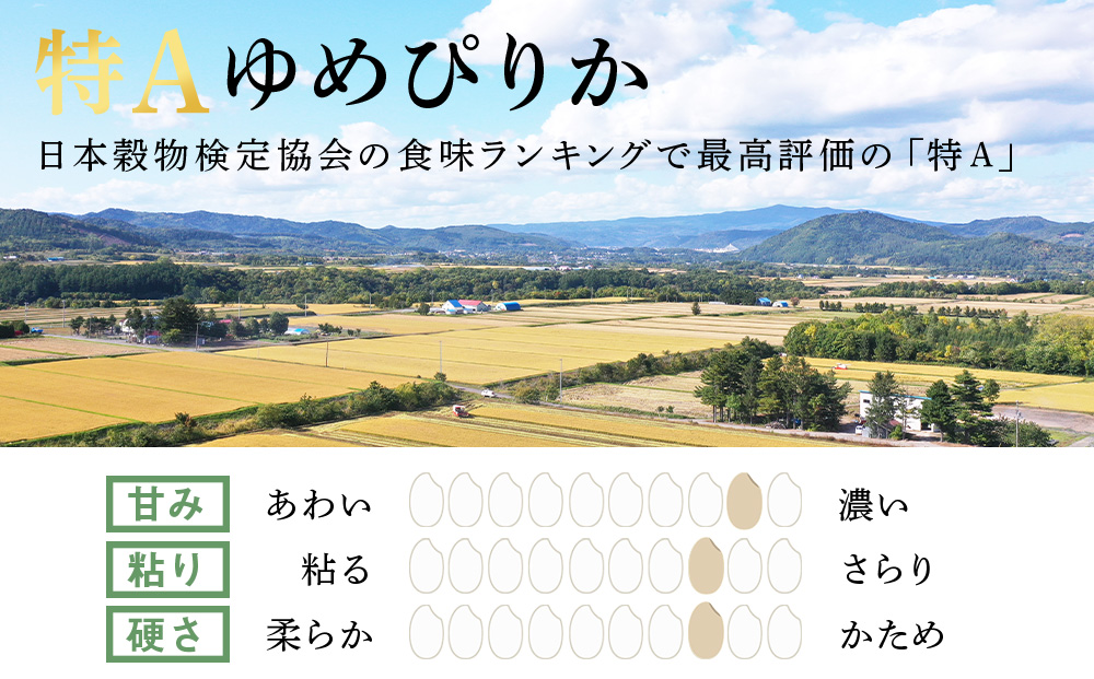 【定期便3回・下旬発送】北海道産ゆめぴりか 5kg(真空パック5kg×1袋) 特A お米  千歳 北海道米