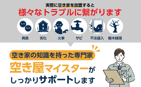 空き家管理サービス　３か月ライトプラン 管理 保守 空き家 防犯 不動産 サービス サポート ライブリー Lively 市内限定 困りごと 管理サービス 旅行 空き家活用 管理代行 見回り 遠方 実家