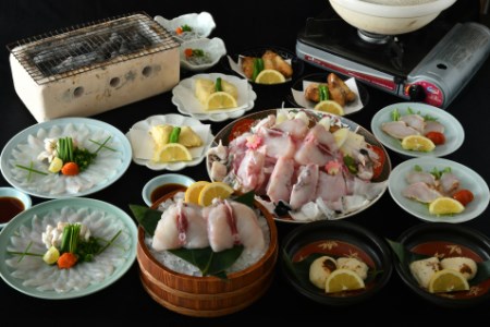 あのりふぐ料理「まるせい」御食事券 【あのりふぐ大フルコース】