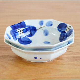 皓洋窯 食卓を楽しむ リム八角鉢Mサイズ2個セット 取り鉢 取皿 小鉢 ペア 2枚 皿 食器 うつわ 器 ギフト 贈り物 A20-259_イメージ4