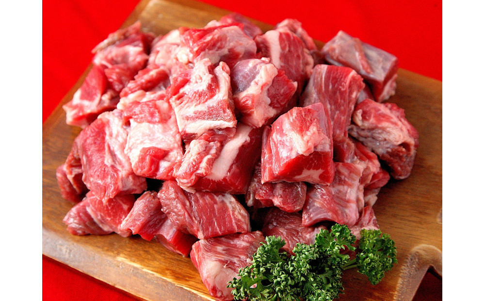 牛たんサガリ　サイコロステーキ　500ｇ×２パック /  和牛 牛 肉 たんタン