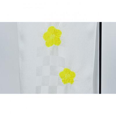 ふるさと納税 伊丹市 帯揚げ　白地に黄色　絞り　輪出し [54030282] |  | 02