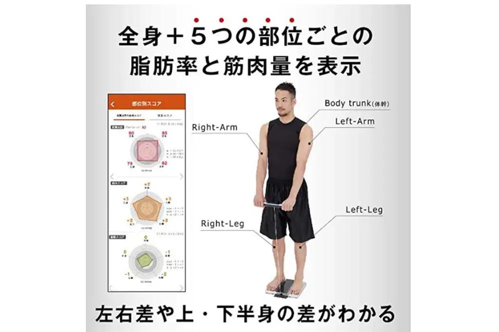 【ふるなびWEEK対象】最短翌日発送【RD804LBK】タニタ 左右部位別体組成計 インナースキャンデュアル 体重計