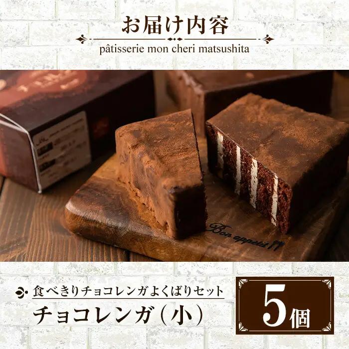 食べきり！チョコレンガ ５個セット チョコレートケーキ【00-012-04】