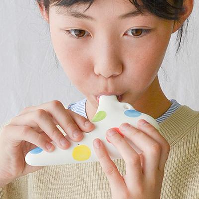 ふるさと納税 瑞浪市 美濃焼楽器 はじめてのオカリナ/マーブルドット 〜トゥッティシリーズ(tutti)〜 |  | 03