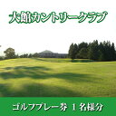 【ふるさと納税】165P8401 大館カントリークラブ ゴルフ プレー券 1名様分 秋田 東北 大館