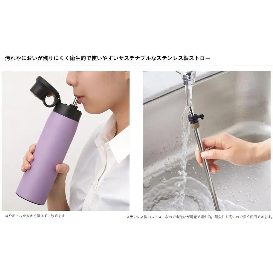 タイガー魔法瓶 真空断熱ボトル MCS-A35N GTビジリアン 0.35L ステンレス製ストロー マグボトル 保冷 在宅 タンブラー利用可 大阪府門真市