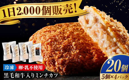 黒毛和牛入りミンチカツセット(ミンチカツ5個×4パック)有限会社池口精肉店 ミンチカツ ミンチカツ ミンチカツ ミンチカツ ミンチカツ [BAFK010]