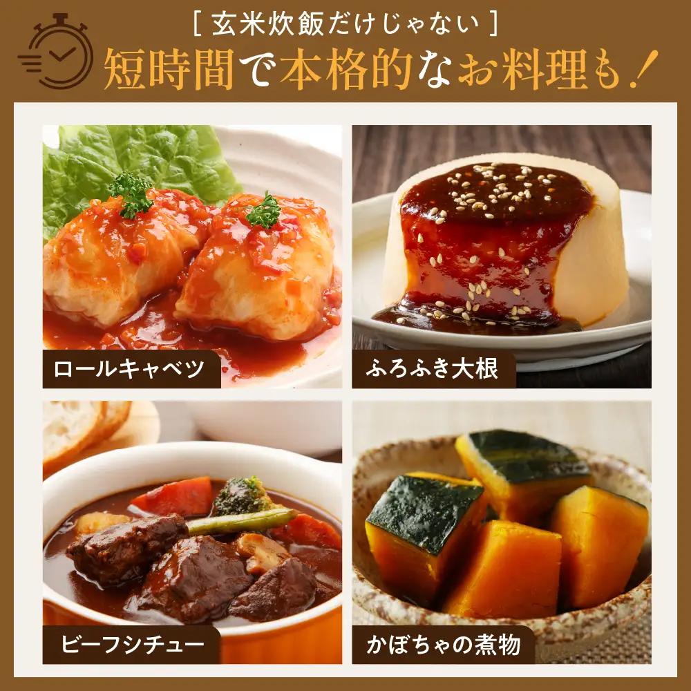 家庭用 圧力鍋 MBシリーズ【玄米炊飯専用 MB-420】圧力鍋