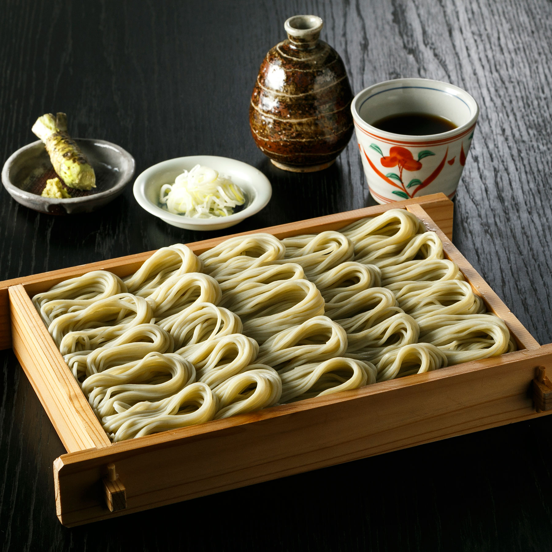 ＜長岡小嶋屋＞越の海藻挽きなまそば詰合せ（麺つゆ・薬味付）4人前 [NSB-4]