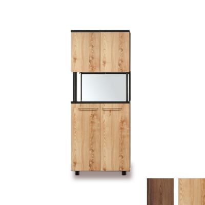 ふるさと納税 大川市 大川家具 国内製造 シューズボックス ゾロ ハイタイプ 800HOP ブラウン/ナチュラル