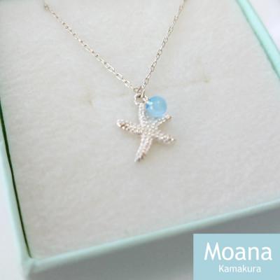 ふるさと納税 鎌倉市 Sea Star ネックレス  【Crystal Baby Blue】 |  | 01