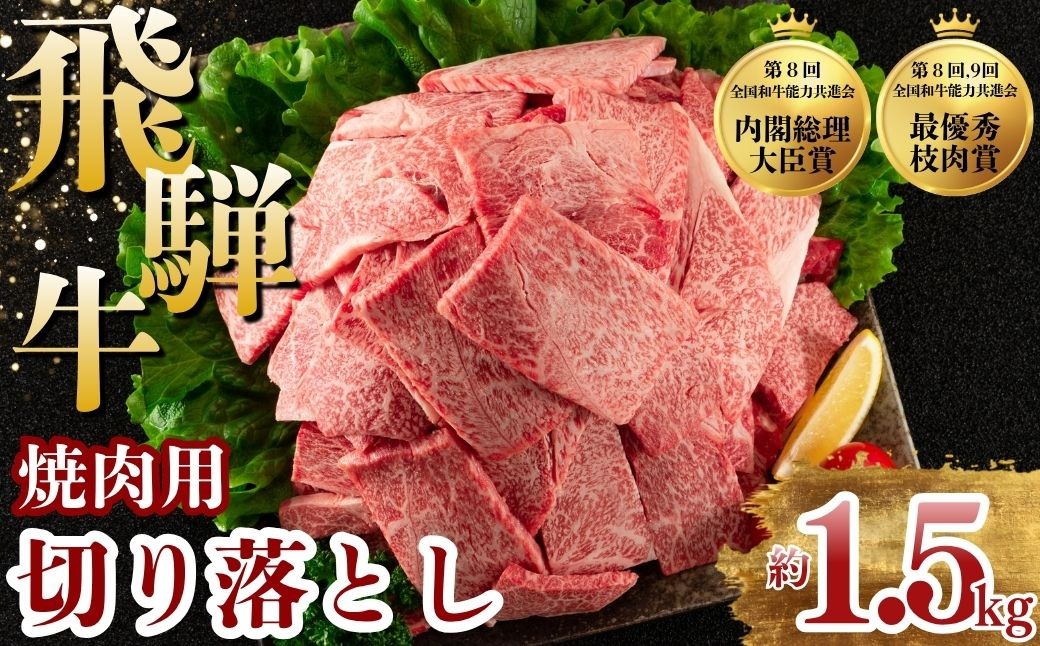 
                  飛騨牛 焼肉 切り落とし 1.5kg | 牛肉 肉 切落し 飛騨牛 訳あり 訳アリ わけあり ワケアリ 不揃い 冷凍  まるたか 食品 バーベキュー BBQ 家用 家庭用 岐阜 瑞穂市
                