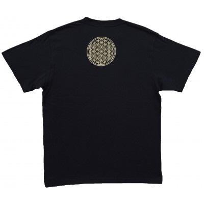 Tシャツ フラワー・オブ・ライフ 姫川薬石 ネイビー (半袖 150サイズ)【1618263】