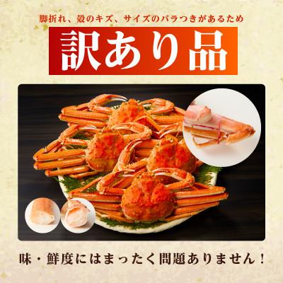 ふるさと納税 泉佐野市 バルダイ種 ズワイガニ姿 1.5kg(2〜5尾) ボイル済み 訳あり サイズ不揃い kgp0086 |  | 03