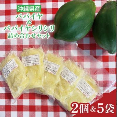 ふるさと納税 豊見城市 パパイヤ、パパイヤシリシリ詰め合わせセット