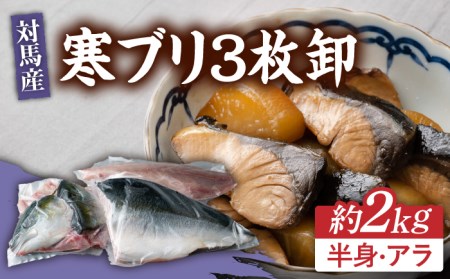 【24年1月限定発送】対馬寒ブリ３枚卸 [WAD009] 対馬 寒ブリ 国産 長崎 九州 刺身 お造り ブリしゃぶ ブリ大根 海鮮丼 海鮮 活魚 魚 白身 海産物 魚介類 コダワリブリ こだわりブリ 