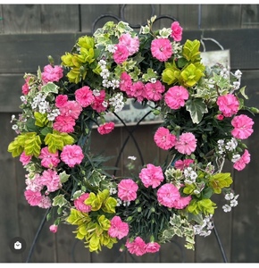 【年4回定期便】 花 ハンギング リース 花苗 植物 ガーデニング おまかせ 寄植え 季節 花 プレゼント インテリア フラワー 定期便 頒布会  | 花花花花