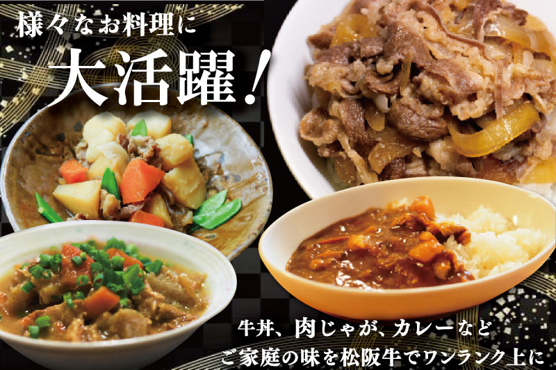 【2027年6月より順次発送】松阪牛 小間切れ 600g（200g×3P) 肉 牛 牛肉 和牛 ブランド牛 高級 国産 冷凍 ふるさと 人気 小間切れ コマ切れ コマ 焼肉 肉じゃが 牛丼 SS152