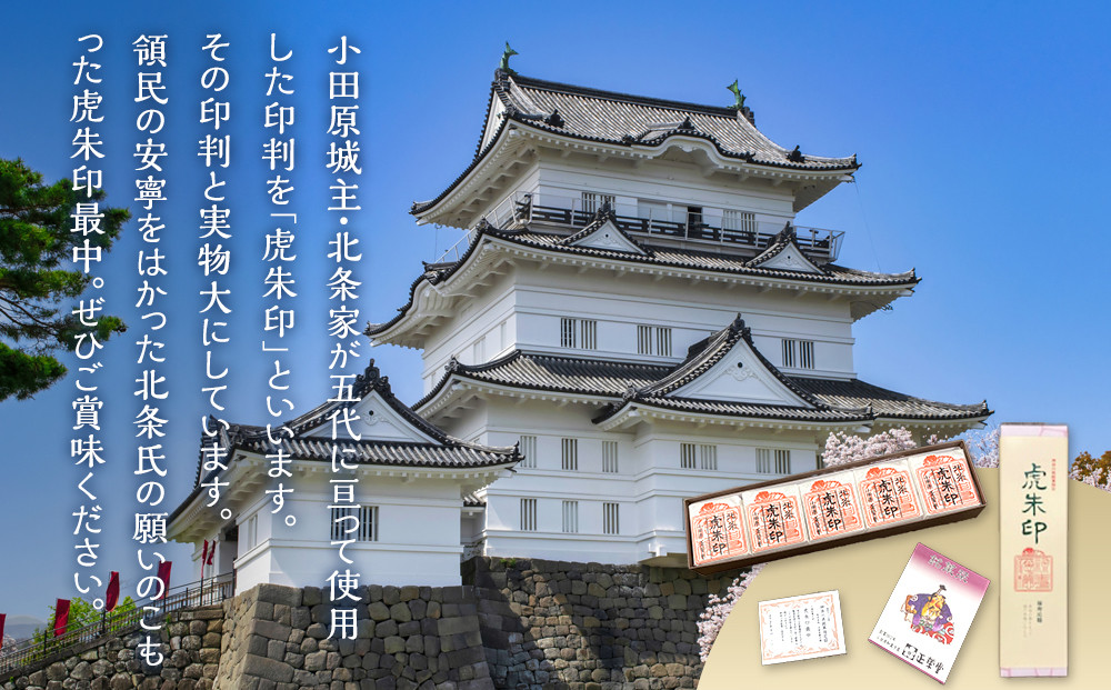 【小田原北条氏ゆかりの虎朱印の形をした最中 10個セット】小田原の老舗菓子店「正栄堂」の代表銘菓神奈川県指定銘菓登録商品。【 和菓子 神奈川県 小田原市 】