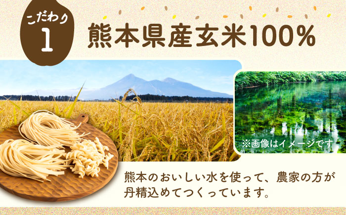 玄米パスタ　3種類各2袋セット / 玄米 パスタ 特産品 熊本【株式会社熊本玄米研究所】 [BHAF002]