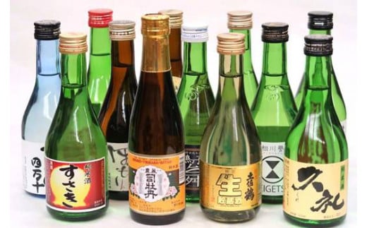 
土佐の地酒 日本酒 純米酒 飲み比べ 300ml × 12本セット TH0341
