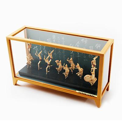 ふるさと納税 阿南市 阿波踊り竹人形セット(10人立ち) |  | 01