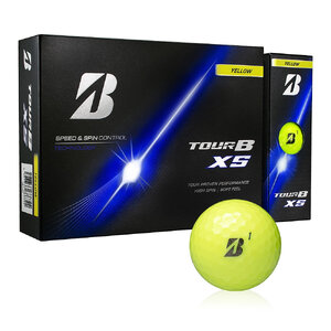 ゴルフボール TOUR B XS 3ダース【イエロー】2026年モデル ブリヂストン｜36個入り [2345]