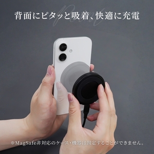 Owltech バンカーリング搭載 厚さ約9.7mm 15W急速充電対応 マグネットワイヤレス充電器 OWL-MW01-GM【 ガジェット 海老名市 】