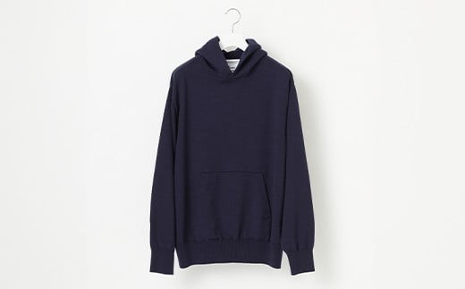 ≪先行予約≫【THISISASWEATER.】A3: A SWEATER IS FOR EVERYDAY. Hoodie NAVY ネイビー カシミヤセーター 服 洋服 ユニセックス メンズ レディース ブランド 数量限定 山形県 山辺町 サイズ3 yt-sehdn3