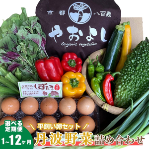 【定期便4回】＜京野菜の京都やおよし＞丹波野菜詰め合わせ 野菜 国産 野菜
