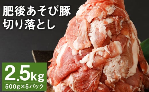 
										
										肥後 あそび豚 切落し 計2.5㎏(500g×5パック) 国産 豚肉
									